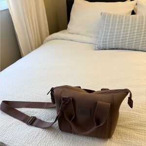 Dagne Dover Brown Crossbody Tote Bag
